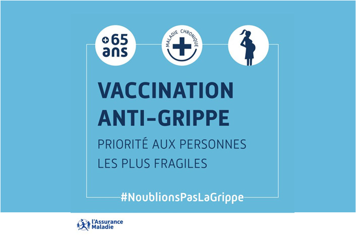 Campagne de vaccination anti-grippale – du 13/10/2026 au 31/01/2027